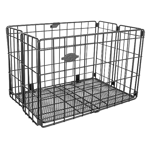 Sunlite Rear Wire Folding Basket - color: Black