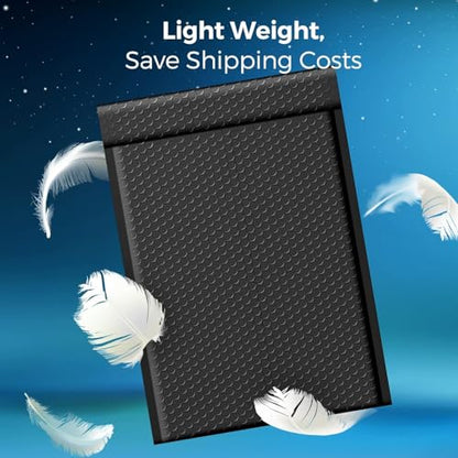 Fuxury Black Bubble Mailers 10.5x16" Padded Envelopes 3750Pack Bulk Pallet - color: Black, size: 10.5x16" 3750PC