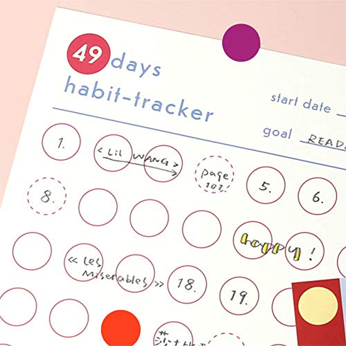 PARLAIM 1 Inch Round Permanent Adhesive Color-Code Dot Stickers,1000 per Roll dots Label Dispenser Box,Purple Circle Stickers Label - color: Purple, size: 1 Roll-1000 Pack