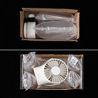 Miupoo Packaging Air Bags,Clear Plastic Inflatable Air Packaging Protector Bag with Free Pump Cushion,Air Inflatable Cushion Blocking Packaging Bag,4x8 Inches,50 Pieces - size: 4x8 Inches