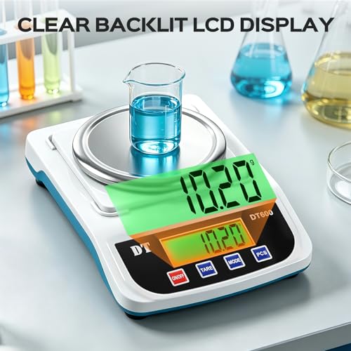 Bonvoisin Lab Scale 1000g x 0.01g Precision Electronic Scientific Scale Analytical Balance for Laboratory Jewelry Kitchen Industry