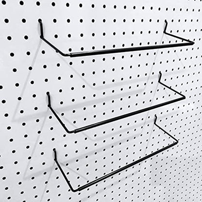 5 Pack Extendable Pegboard Paper Towel Holder,Pegboard Hook for Workshop,Garage,Kitchen,Laundry Room,Bathroom etc.