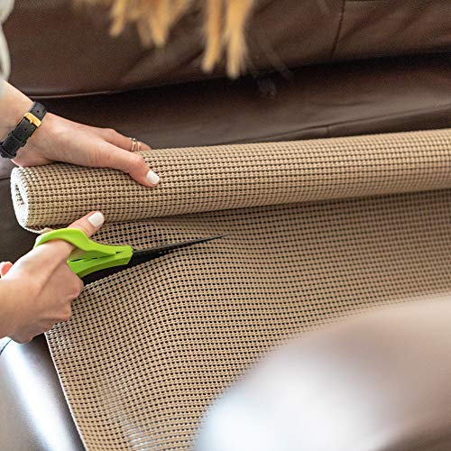 Duck Non-Adhesive Shelf Liner Select Grip EasyLiner, 12-inch x 20 Feet, Taupe - color: Taupe, size: 12-Inch x 20 Feet