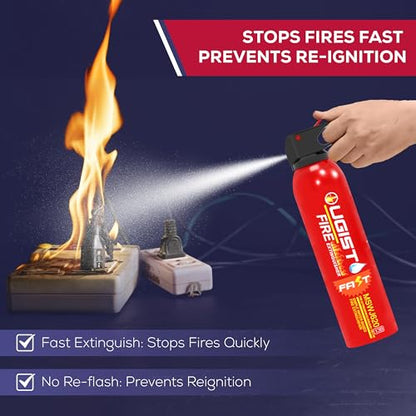 Fire Extinguisher Spray for Vehicle & Home 620ml 2 Count, Car Fire Extinquishers, Prevent Re-lgnition, Best Suitable for Kitchen,The House Car Truck Boat Water-Based Mini Fire Extinguishers - size: 2PCS