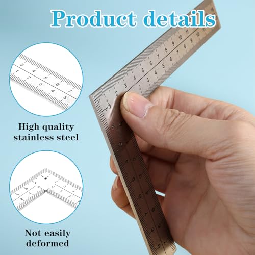 L Ruler Measuring Tool Stainless Steel L Shaped Rulers