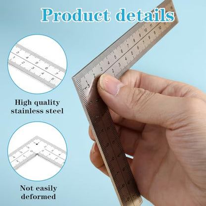 L Ruler Measuring Tool Stainless Steel L Shaped Rulers
