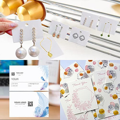 24 Sheets White Cardstock 8.5 x 11, Goefun 80lb Card Stock Printer Paper - color: white, size: 8.5x11