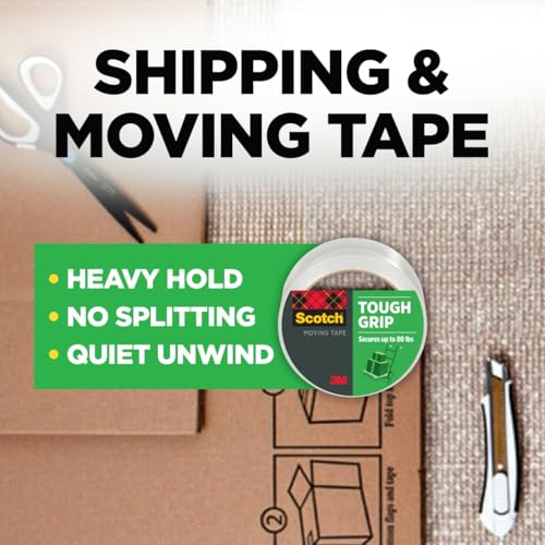 Scotch Tough Grip Moving Tape Refill, 1.88 in x 54.6 yd, Rolls - size: 1 Roll