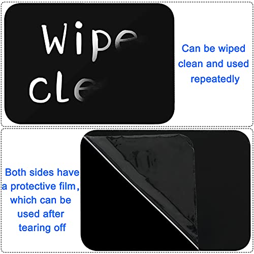 8 Pack Clip on Sign Holder, 8.2 x 5.8” Chalkboard Clips for Retail Store - color: 8 8.2 x 5.8" Black Clips