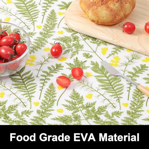 Cooyes Shelf Liners for Kitchen Cabinets Waterproof Kitchen Cupboard Mats - color: Fern Green, size: 11.8"W x 236"L