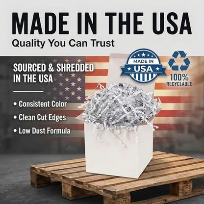 Box USA Fiesta Blend Crinkle Paper Filler (10lb Case) - Shredded Paper for Basket Stuffing, Shipping, Packaging, Confetti, Crafts & Holidays - Crinkle Cut - color: Burgundy