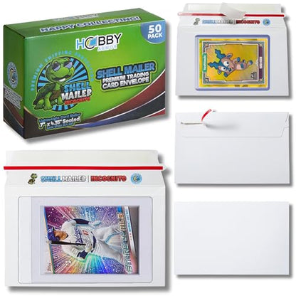 Shell Mailer Incognito Trading Card Envelopes for Shipping 50 Card Mailers - color: 50 Pack - Incognito