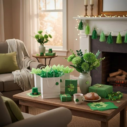 500 Sheets Green Tissue Paper Bulk 15 x 20 Inch for Football Game Day Gifts - color: Green, size: 15 x 20 Inch, style: Classic