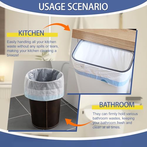 Small 2 Gallon Trash Bags Drawstring,0.96 Mil,Unscented,240 Count - color: 2gal-240