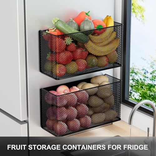 Magnetic Shelf Fridge Basket Bin for Washer Dryer Locker Whiteboard Cabinet - style: (1-Pack) Black/XL