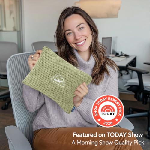 BEDELITE Travel Blanket with Bag, Jacquard Fleece Blanket 65"x40", Sage - color: Sage Green
