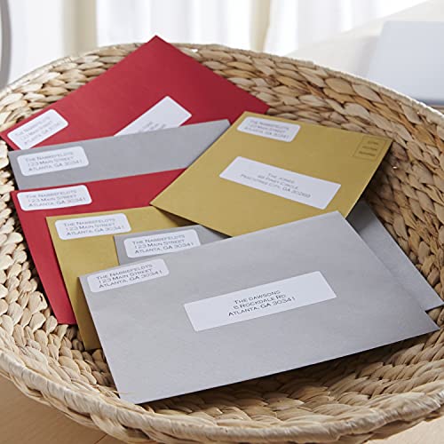 DYMO Authentic LW Mailing Address Labels, For LabelWriter Label Printers, White, 1-1/8" x 3-1/2", 24 Rolls of 350 (8400 Total) - size: 24 Rolls, style: Small Mailing Address