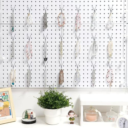HUHOLE 40 Pack 1 Inch Black Pegboard J Hooks - style: 1" J-Hook 40PC Black