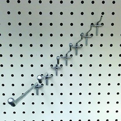 10" Peg Hooks, Pegboard Display Panel Hangers - 40 Pack - size: 10 Inch