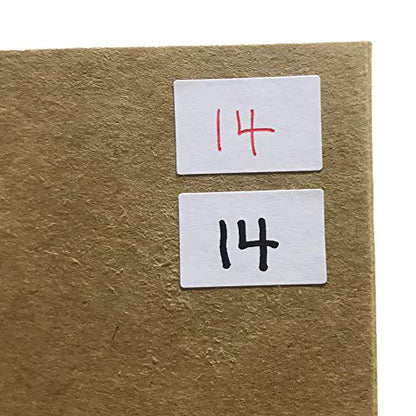 1000 Pack, 0.5" x 0.75" - White Labels Stickers for Writing, Price Stickers - size: 0.5" x 0.75" | 1000 Labels