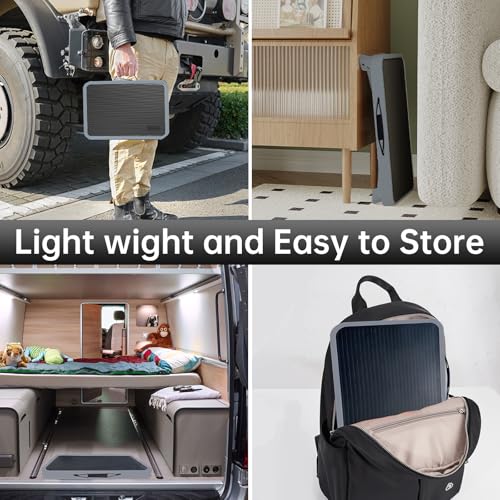 RV Step Stool Foldable 1-Step Ladder Sturdy Metal Stable Step Stool with a Non-Slip Platform Supports up to 500 lb with Non-Slip Rubber Feet, Easy to Carry - size: 1-Step