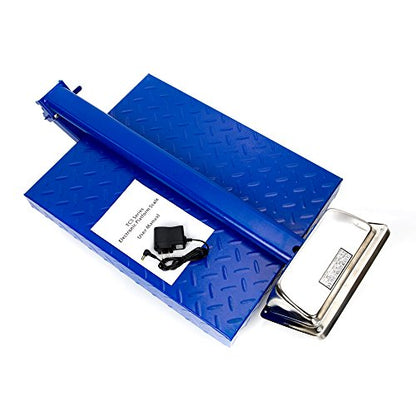 Digital Platform Scale 300KG/660lb Heavy Duty Floor Scale KG/LB Switchable Postal Shipping Scale for Weighing Packages, Boxes, Digital Scale Floor Platform Scale for Weighing Luggage Package Shipping