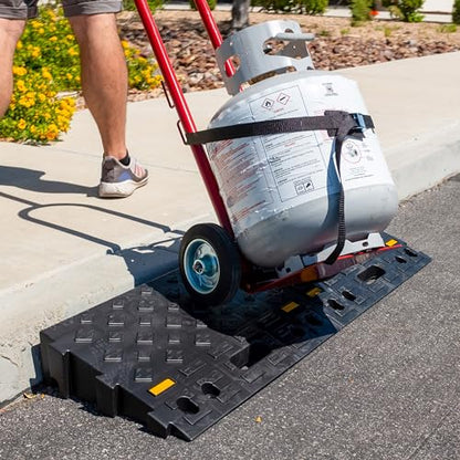 BISupply Propane Cylinder Dolly - 40lb Propane Tank Cart Hand Truck for Gas Propane Tanks 2 Wheel Dolly Cart