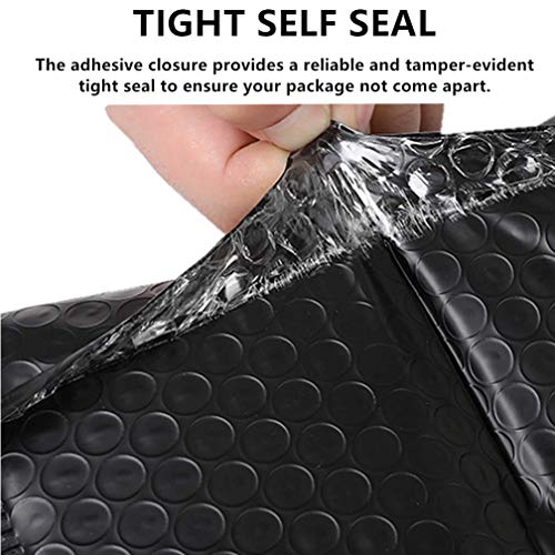 Bubble Mailers 4x6 Inch 50 Pack Small Padded Envelopes Bags (Black) - color: Black, size: 4X6 Inches