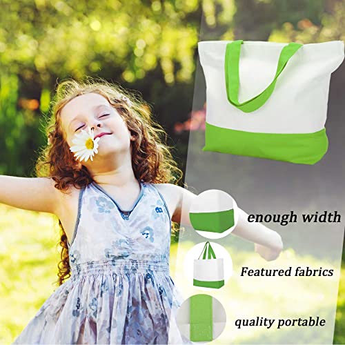 Epakh Canvas Tote Bags Bulk 18.5 x 15 In - color: Bright Color