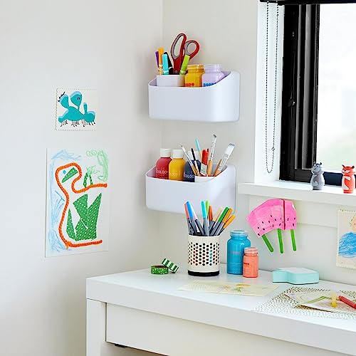 Command Organizing Caddy, 1 Caddy, 4 Large Strips