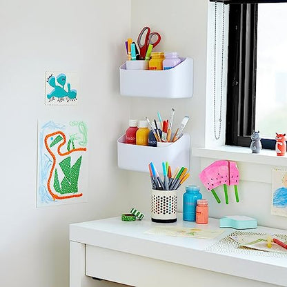 Command Organizing Caddy, 1 Caddy, 4 Large Strips