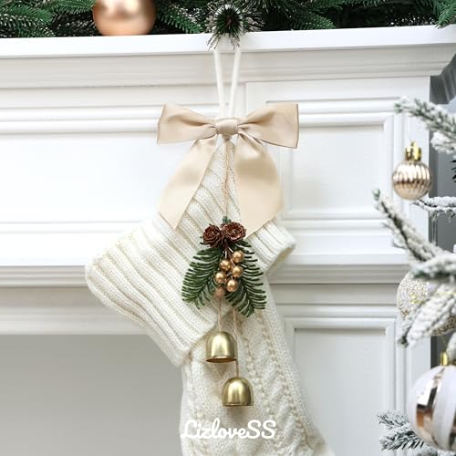 Champagne Gold Satin Ribbon Twist Tie Bows 5 Inch 36 Pack - color: Champagne