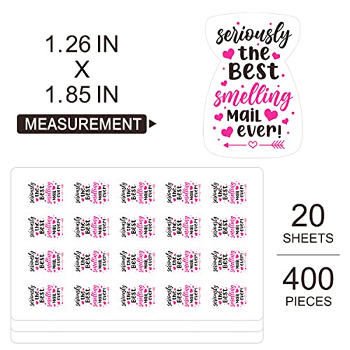 The Best Smelling Happy Mail Ever Stickers - style: Seriously The Best Smelling