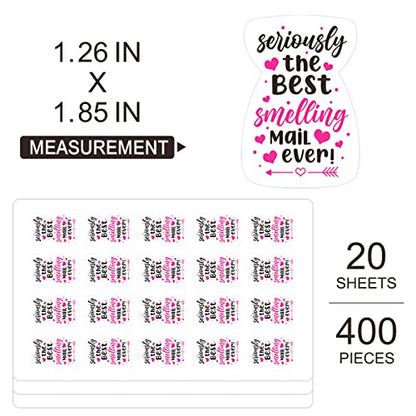 The Best Smelling Happy Mail Ever Stickers - style: Seriously The Best Smelling