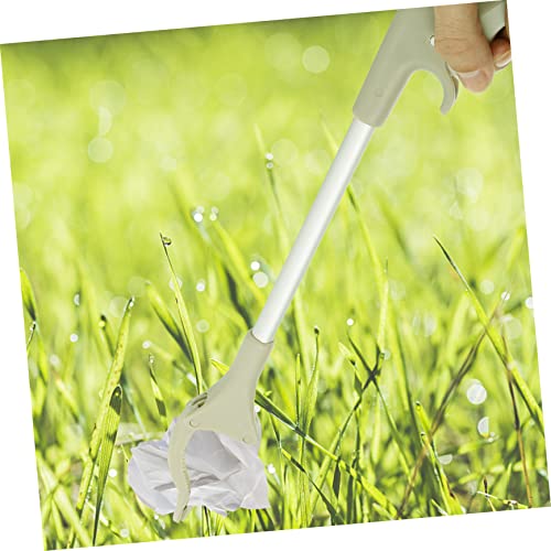15.74In Folding Trash Clamp Grabber Tool Lightweight Durable Rubbish Picker with Non-Slip Friction Grip for Home Cleaning and High Shelf Reach
