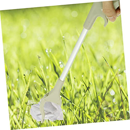 15.74In Folding Trash Clamp Grabber Tool Lightweight Durable Rubbish Picker with Non-Slip Friction Grip for Home Cleaning and High Shelf Reach