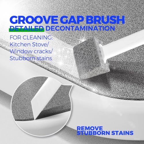 Holikme 7 Pack Cleaning Brush Scrub Brush Kitchen Brush for Floor,Green - color: Green