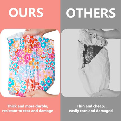 POLYSELLS 50pcs 14.5x19 Inches Poly Mailers Waterproof & Tear Resistant Mailing Envelopes, Cute Small Business Bags for Clothes, Gifts - Flowers - color: Flowers, size: 14.5"x19" 50 PCS