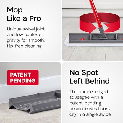 Tyroler MoppyShmoppy Heavy Duty Floor Squeegee for Concrete Floors 16.5"