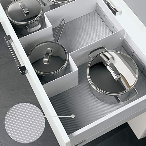 Shelf Liner, Non-Slip Cabinet Liner, Washable Oil-Proof for Kitchen Cabinet, Shelves, Refrigerator, Storage, Desks, 20 Inches x 20 FT, Non Adhesive Drawers Liner… (20 Inches x 20 FT, Thickened) - size: 20"W x 240"L