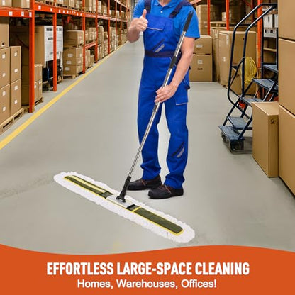 CLEANHOME 36" Commercial Dust Mop for Hardwood Floors, Tile, Laminate