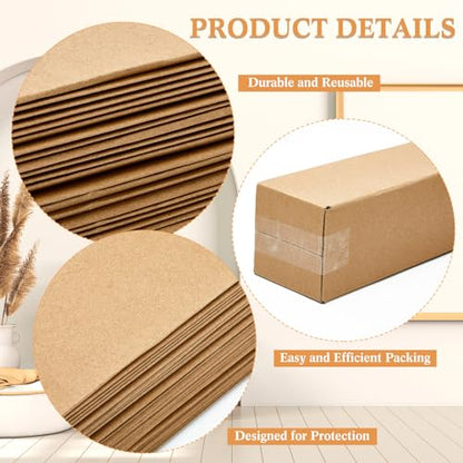 Qilery 10 Pcs 4 x 4 x 40 Inch Golf Club Shipping Boxes 4L x 4W x 40H Tall Corrugated Boxes Cardboard Long Golf Storage Box for Shipping, Packaging, Moving, Mailing, Home or Business - size: 4 x 4 x 40 in