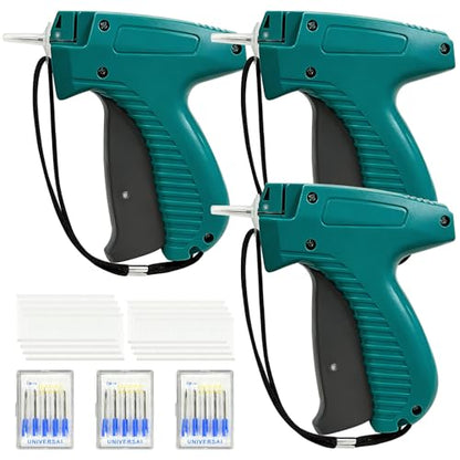 3 Pcs Clothing Tagger 15 Pieces Steel Needles 5000 2in Barbs Fasteners 5000 3in Barbs Fasteners Price Tag Gun Clothing Tag Gun Tagger Gun for Clothes Tagging Gun Retail Tag Gun Tag Attacher Guns