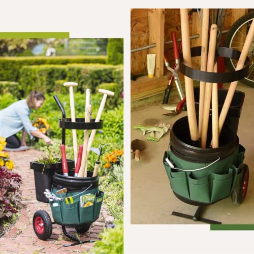 Gardener's Supply Company Heavy Duty Mobile Tool Storage Caddy
