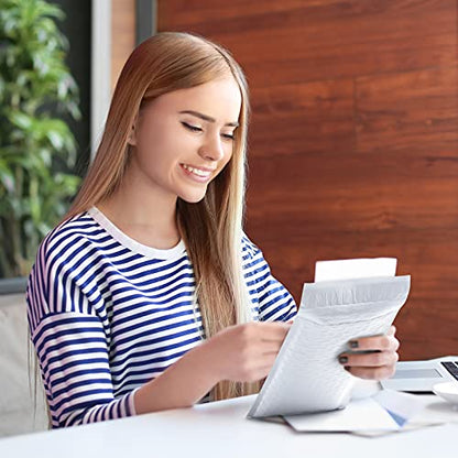 UCGOU Bubble Mailers 6x10" White Usable Size 6x9" Padded Envelopes 50 Pack - color: White, size: 6x10" 50PC