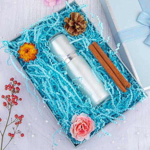 Caleihd Crinkle Cut Paper Shred Filler Gift Cushion Streamer Blue - color: Blue