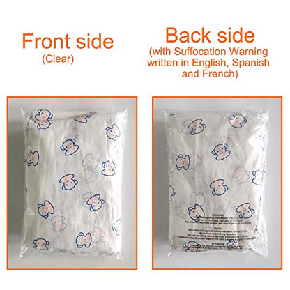 1000 Count 9x12 Inch Self Seal Clear Poly Bags - size: 9x12 Inch (1000 Count)