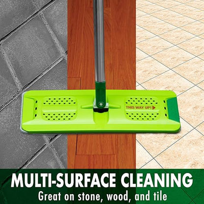 Libman Rinse 'n Wring Mop and Bucket System, 5 Microfiber Pads Included - style: 5 Pads