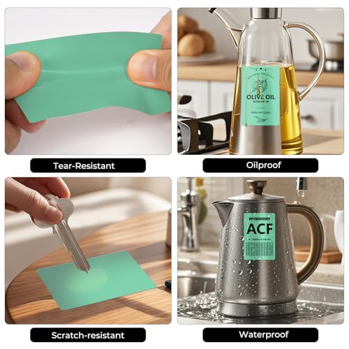 Direct Thermal Label Green 1.96 x 3.12 Inch for M110 M120 M220 M221 - color: Green, size: 2 X 3.12 Inch