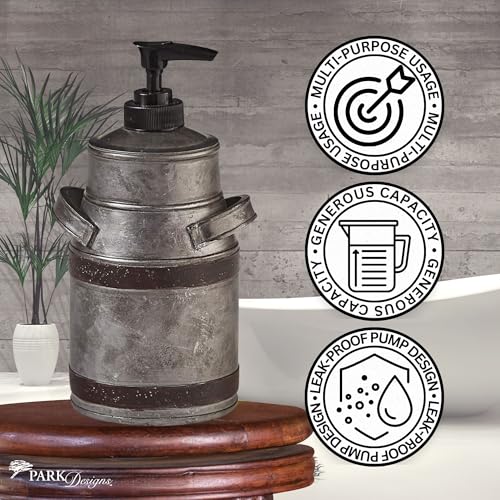 Park Designs Milk Pitcher Soap Dispenser, Antique Gray - color: Milk Pitcher
